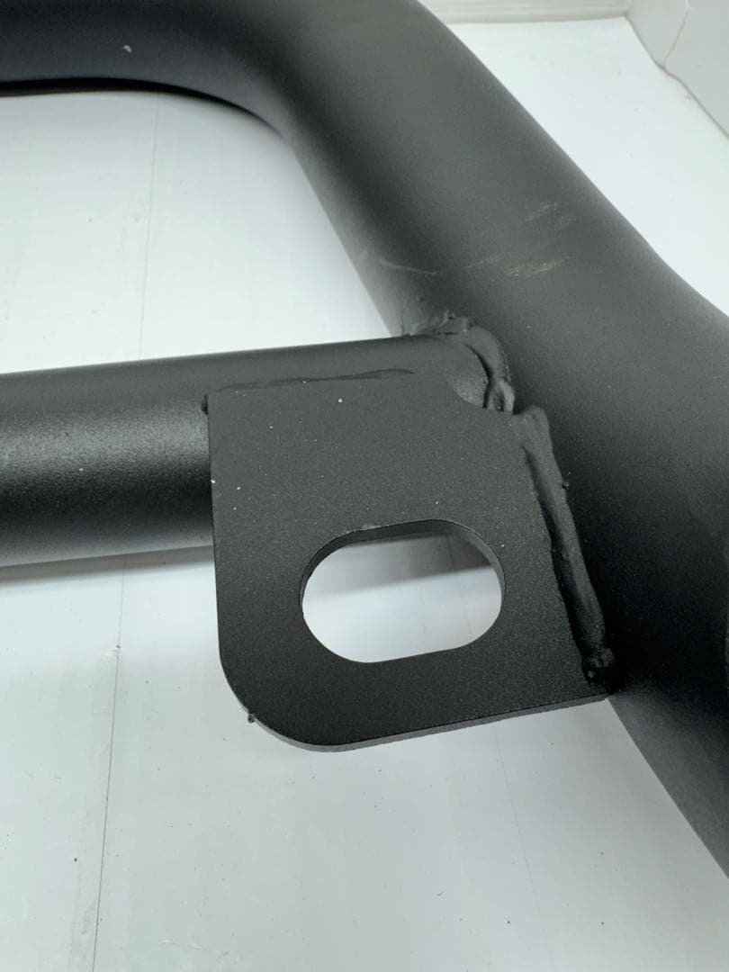 200系ハイエース バンパーガード マットブラック スチール製