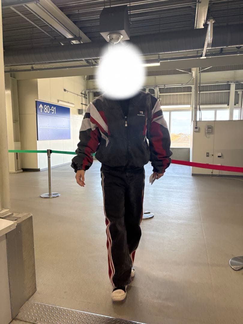 BALENCIAGAバレンシアガ　デニムトラックパンツ　デムナ