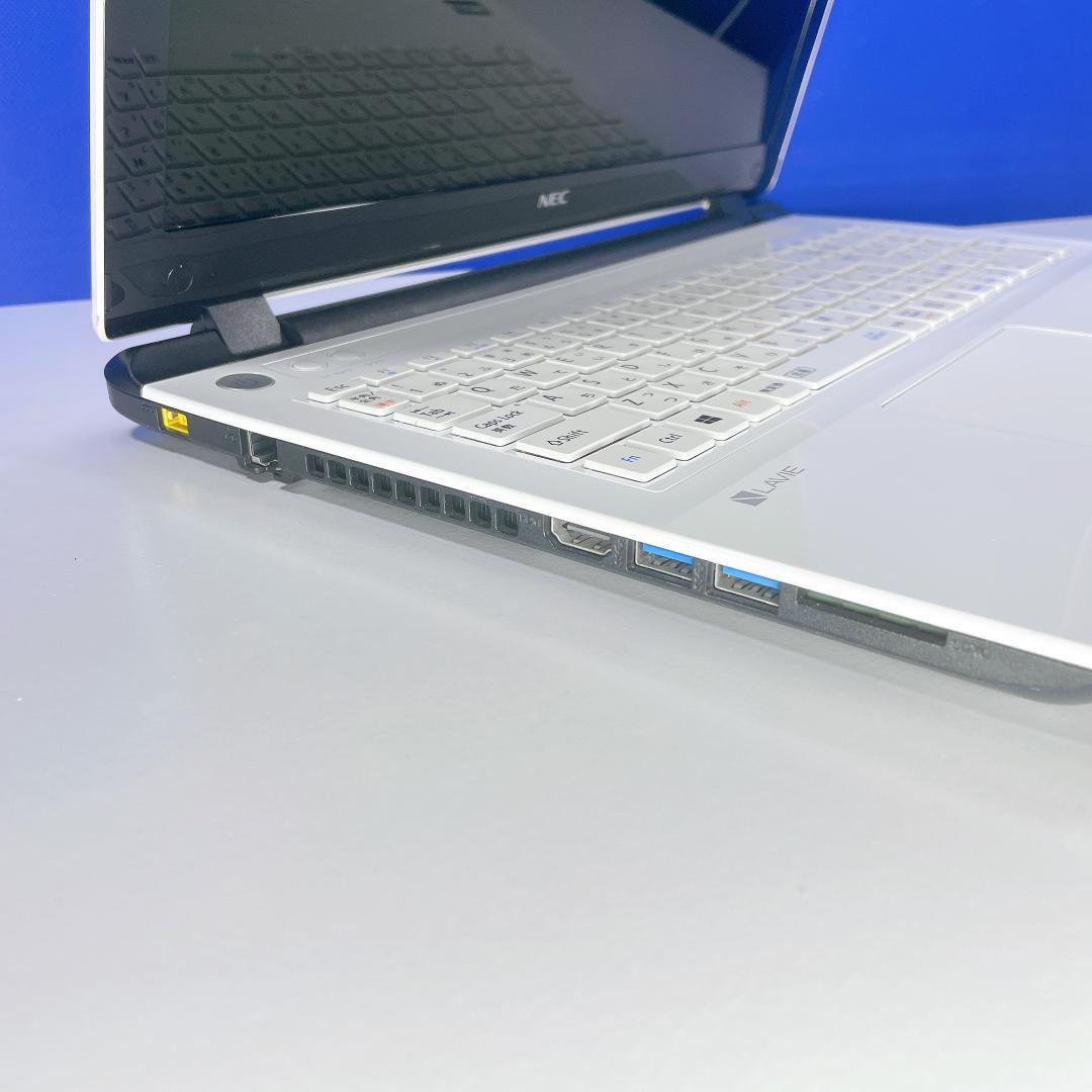 即利用OK✨Windows11✨快速SSD✨NEC白カメラ付ノートパソコン薄型
