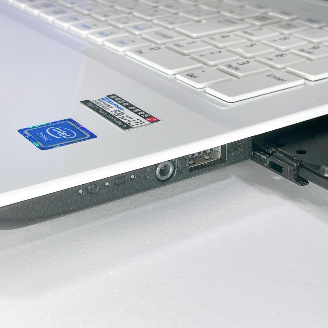 即利用OK✨Windows11✨快速SSD✨NEC白カメラ付ノートパソコン薄型