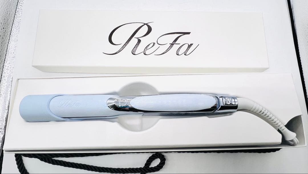 【美品】ReFa ビューテック ストレートアイロン ホワイト／箱・保証書あり