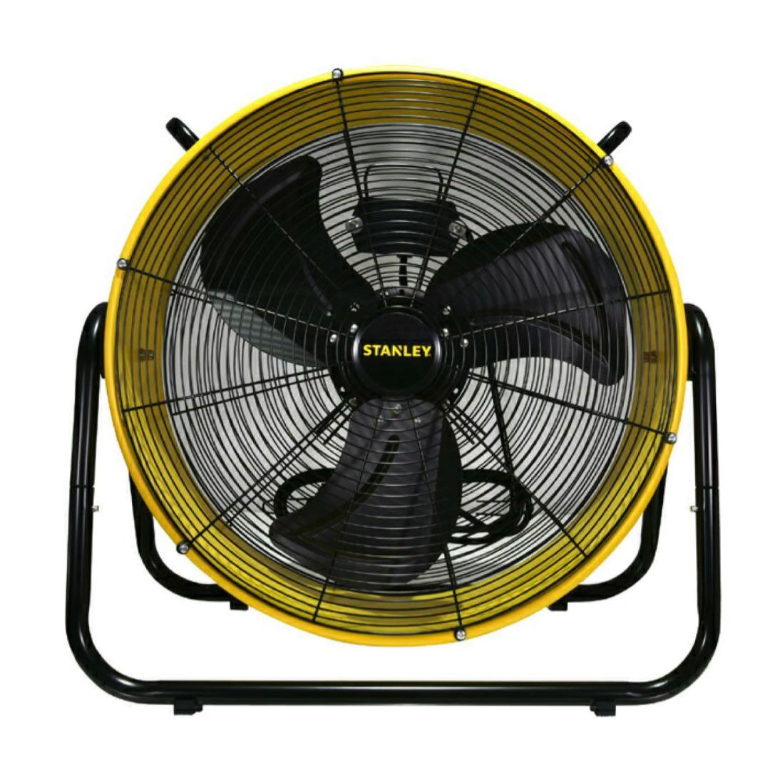 STANLEY 工場扇 50cm ドラム式工業扇 SLF005018 イエロー