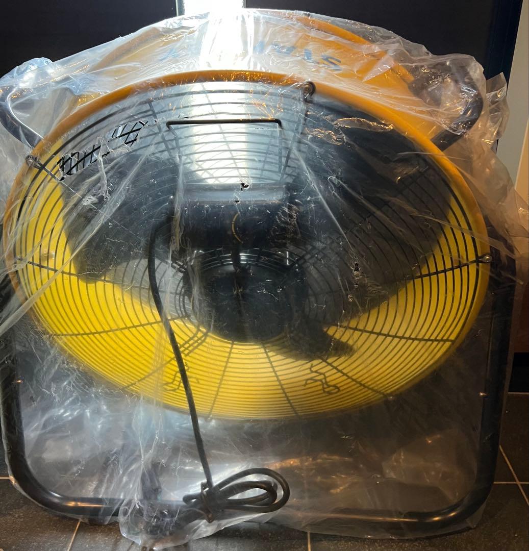 STANLEY 工場扇 50cm ドラム式工業扇 SLF005018 イエロー