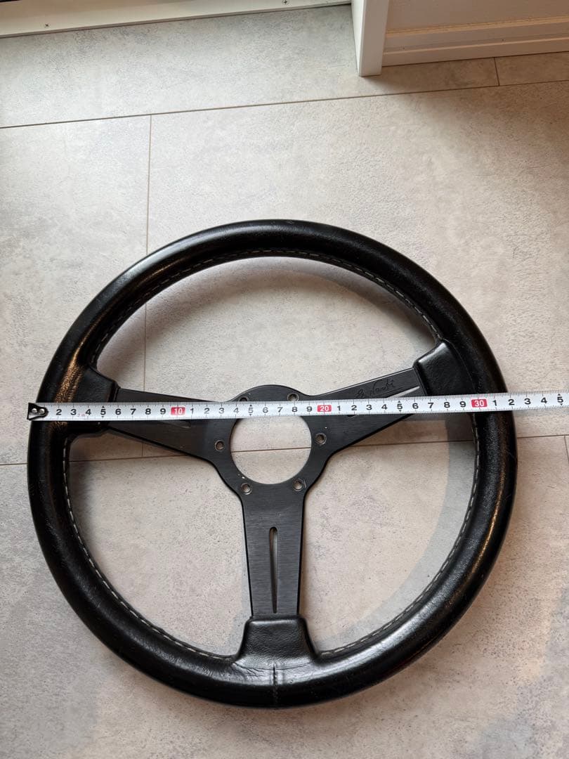 ナルディステアリング　　黒レザー