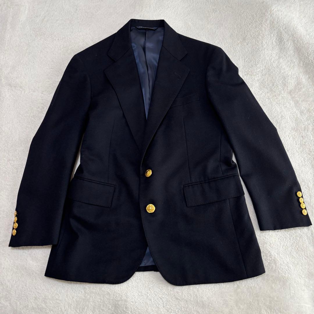 ✨️美品✨️ ポロラルフローレン テーラードジャケット 金ボタン ネイビー L
