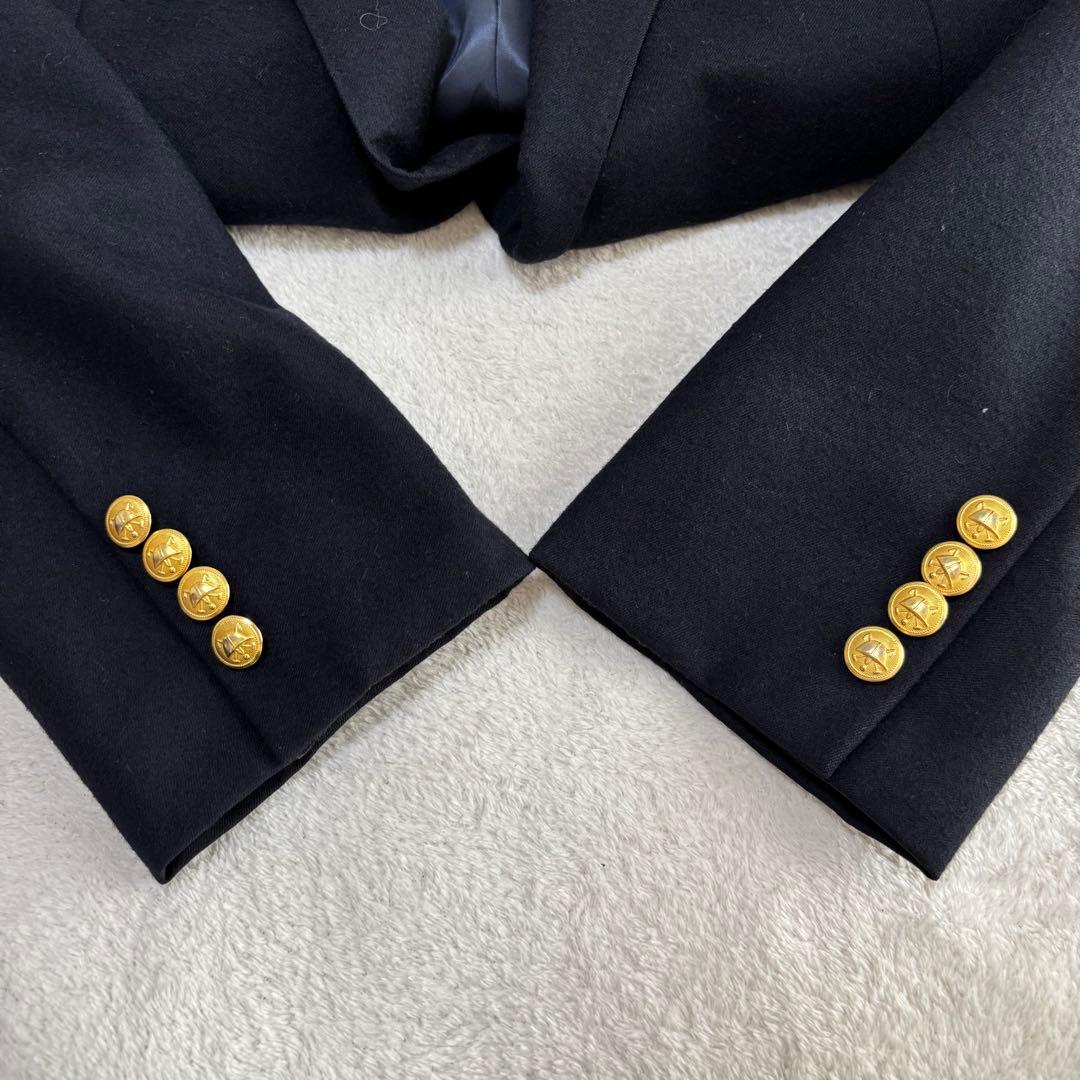 ✨️美品✨️ ポロラルフローレン テーラードジャケット 金ボタン ネイビー L