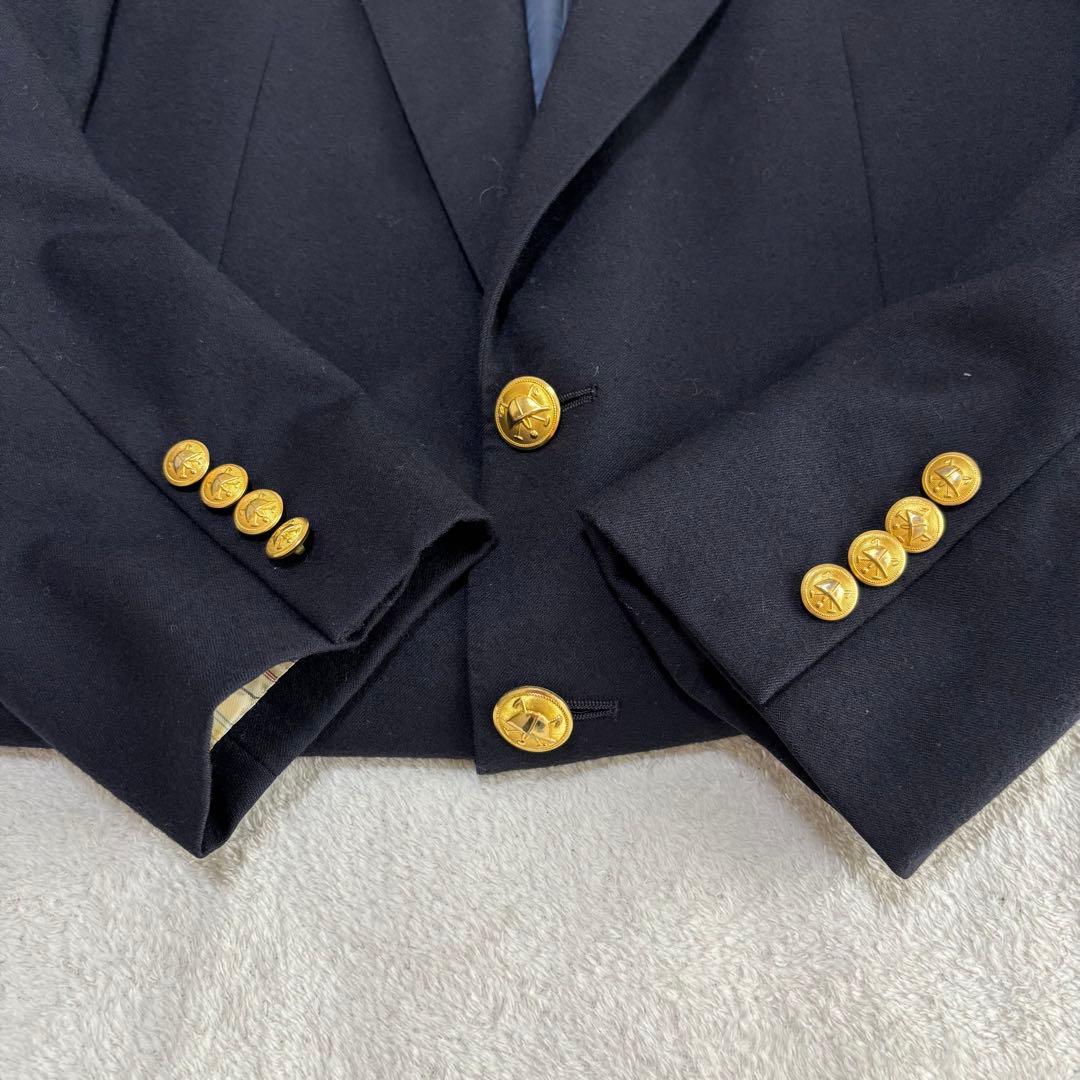 ✨️美品✨️ ポロラルフローレン テーラードジャケット 金ボタン ネイビー L