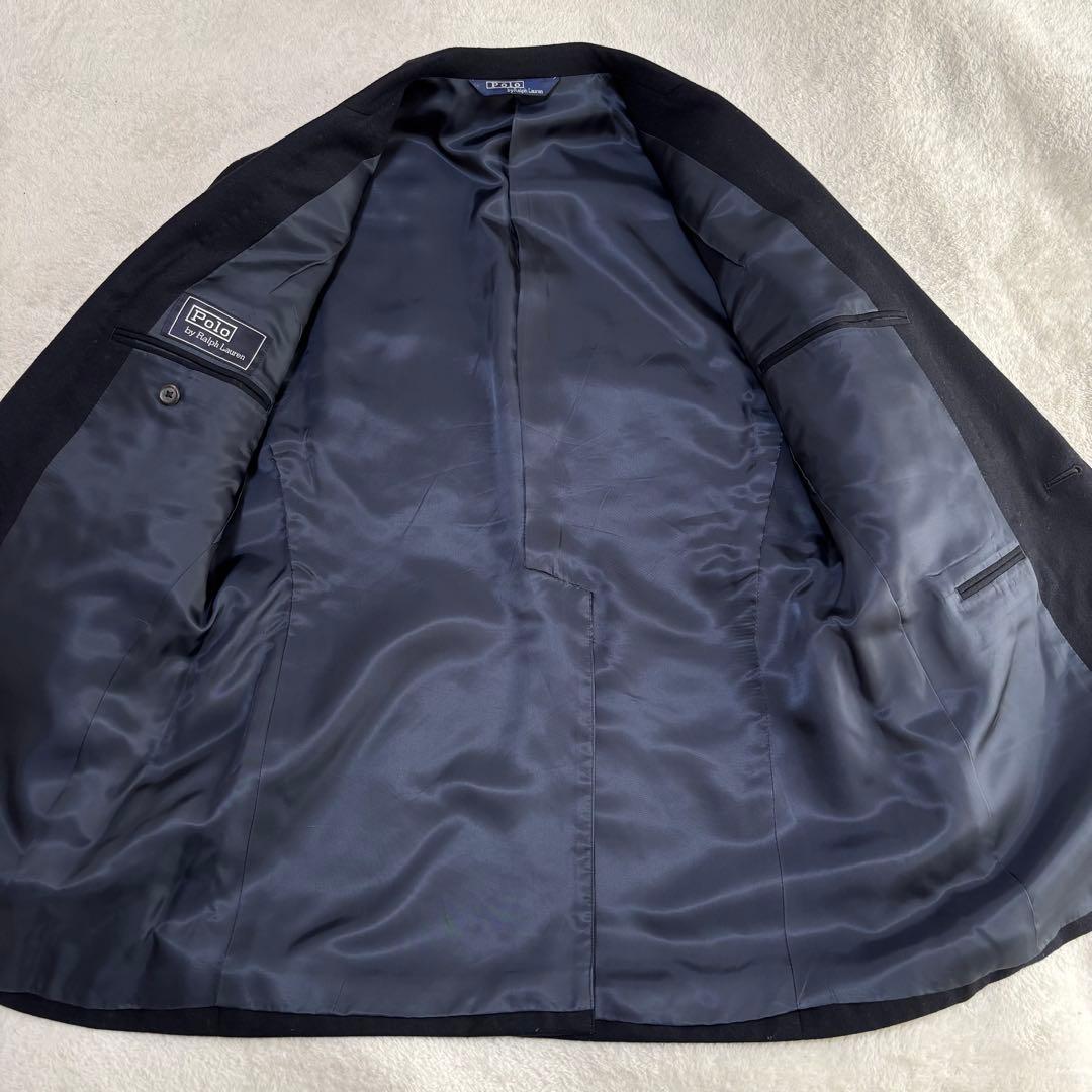 ✨️美品✨️ ポロラルフローレン テーラードジャケット 金ボタン ネイビー L