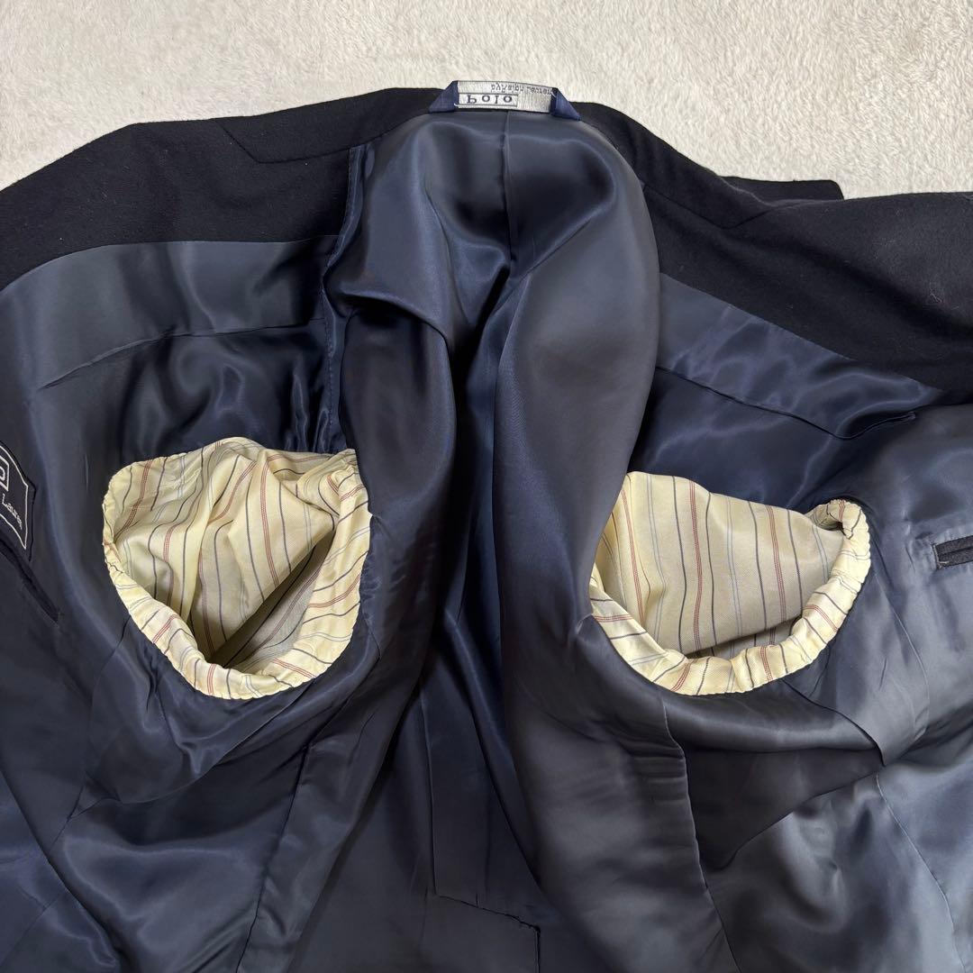 ✨️美品✨️ ポロラルフローレン テーラードジャケット 金ボタン ネイビー L