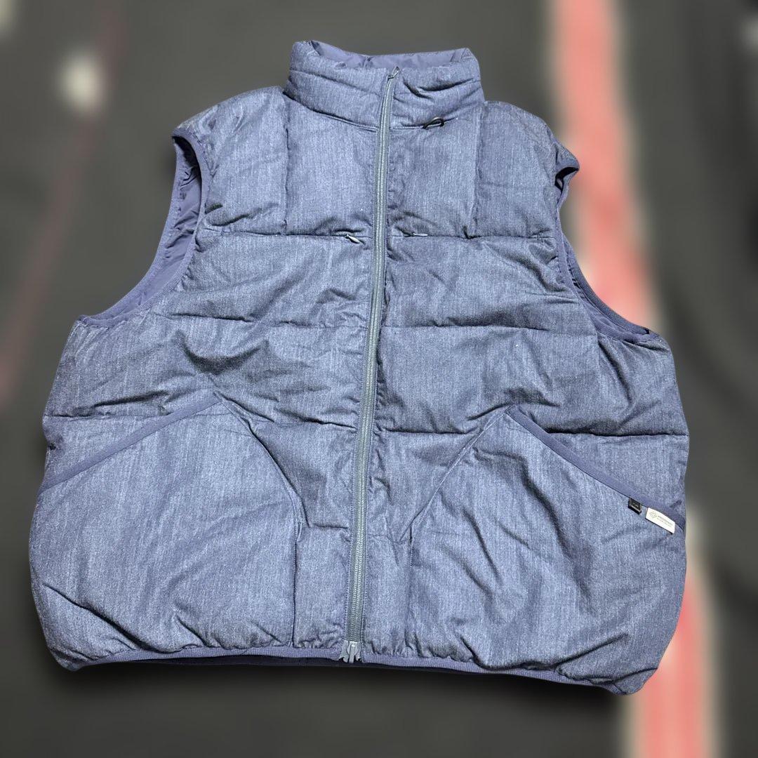 ジャケット・アウター TECH YOSEMITE DOWN VEST DENIM #INDIGO L