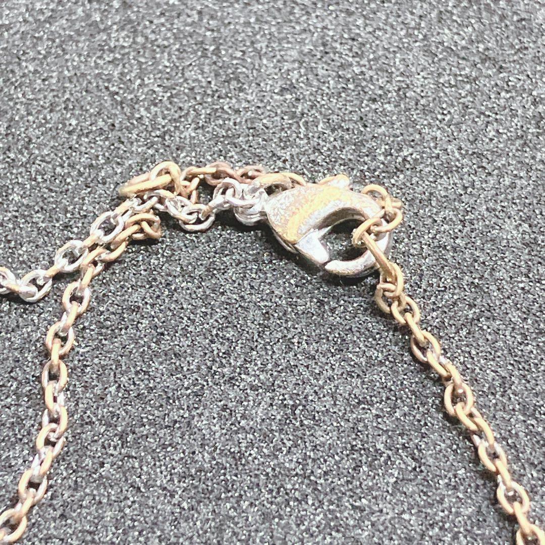 ディオール　ネックレス　CLAIR D LUNE ラインストーン　CD ロゴ