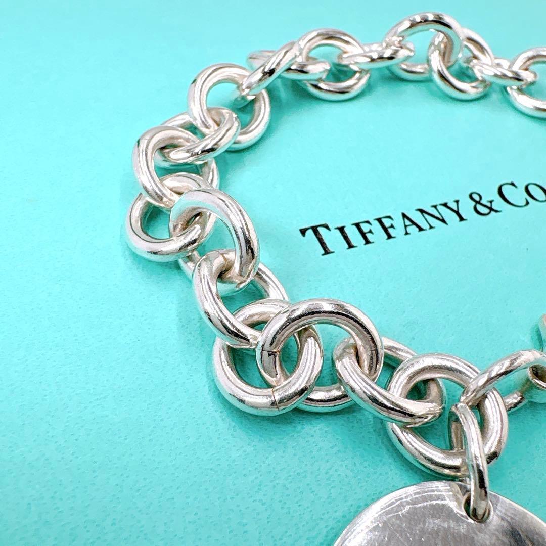 美品 オールドティファニー リターントゥ ラウンド ブレスレット シルバー925