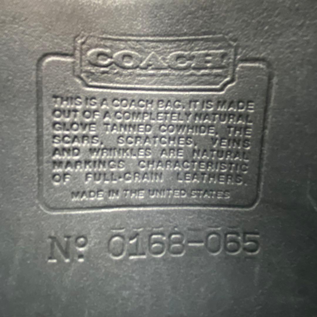 希少 COACH オールドコーチ ショルダーバッグ USA ターンロック レザー