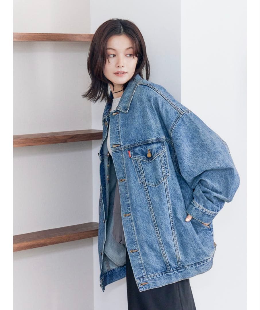 ungrid ビックシルエットデニムジャケット