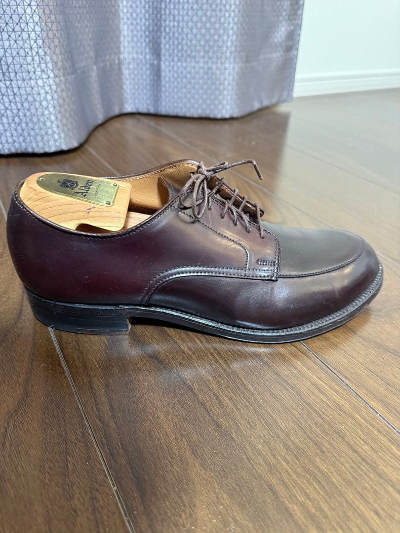専用Alden バーガンディVチップ　コードバン　ドレスシューズ6 1/2インチ