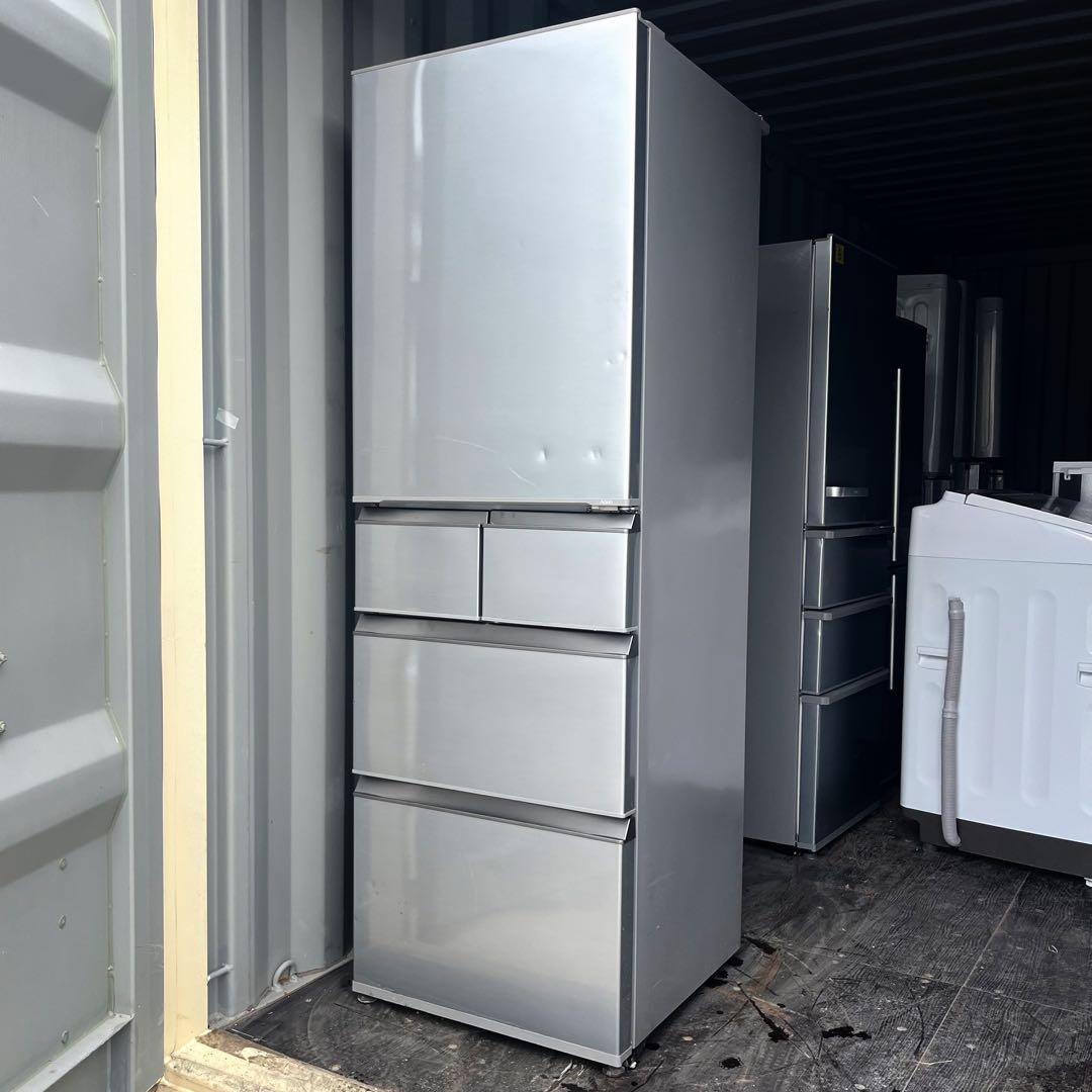 7取付無料！高性能AQUAスタイリッシュシルバー5ドア冷蔵庫！洗濯機