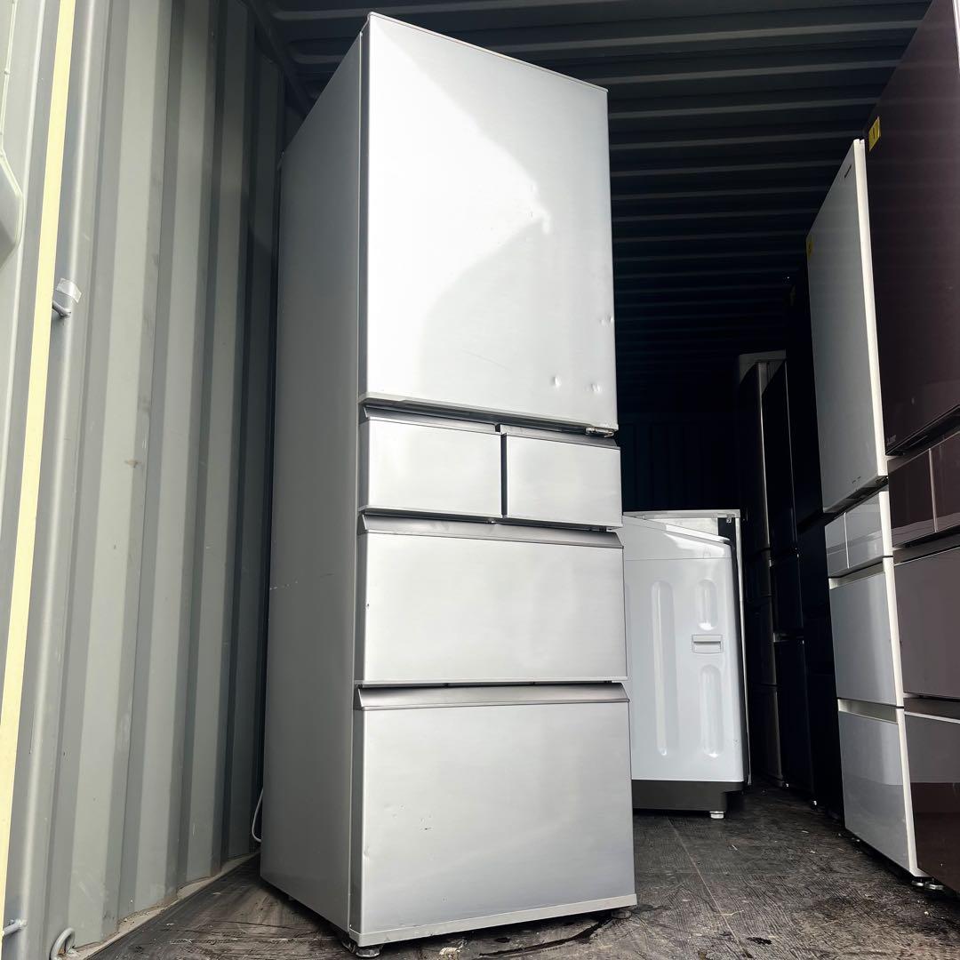 7取付無料！高性能AQUAスタイリッシュシルバー5ドア冷蔵庫！洗濯機