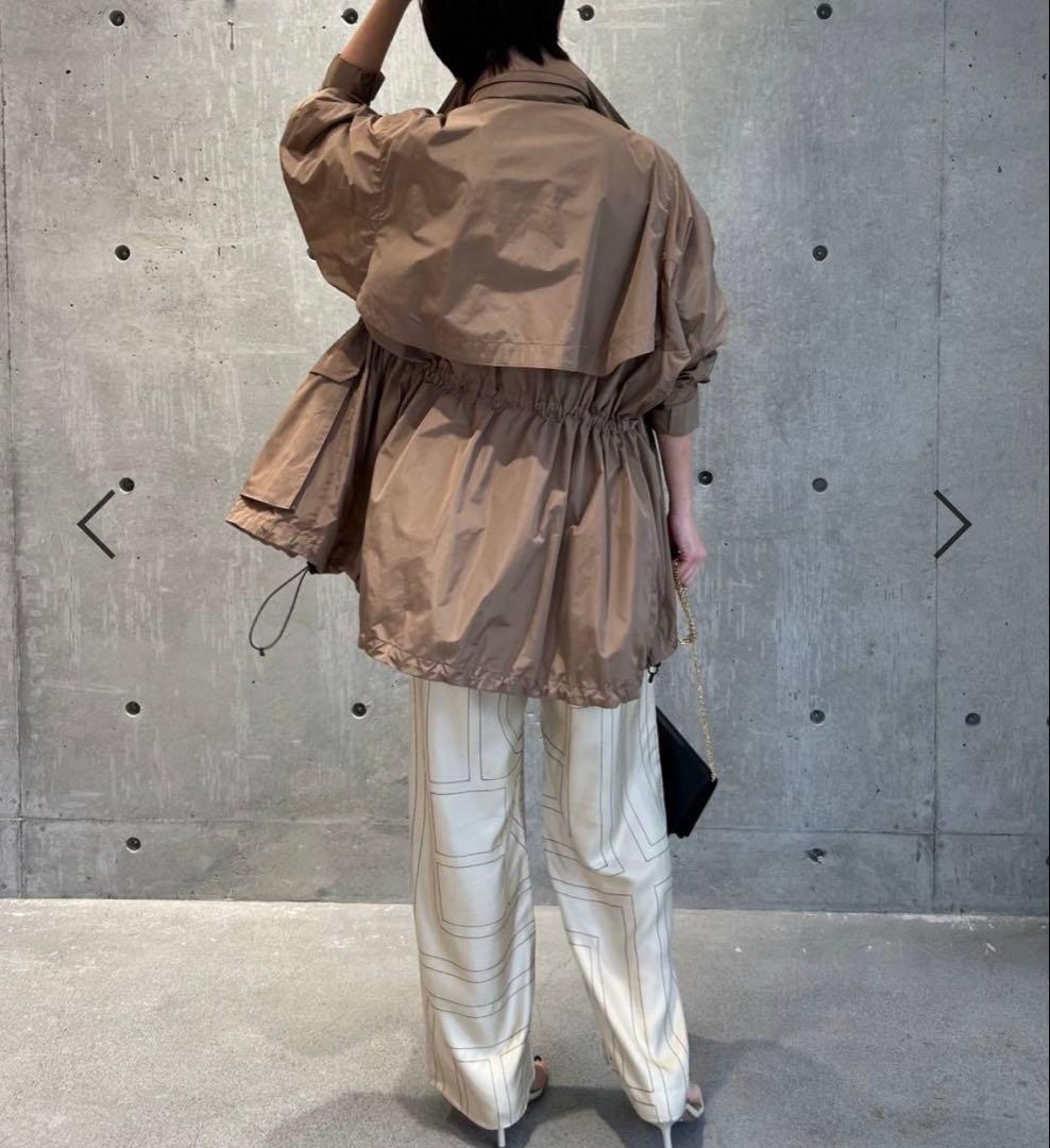 chaos カオス　プリズムライトブルゾン　キャメル