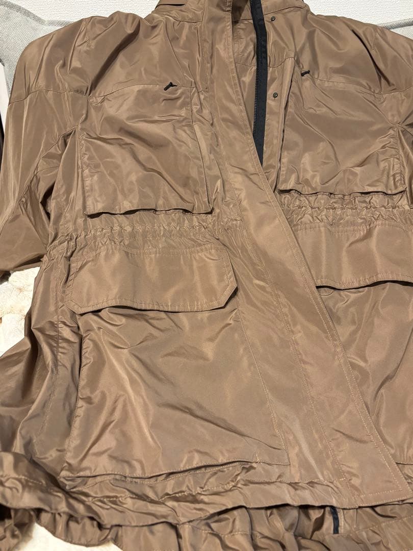 chaos カオス　プリズムライトブルゾン　キャメル