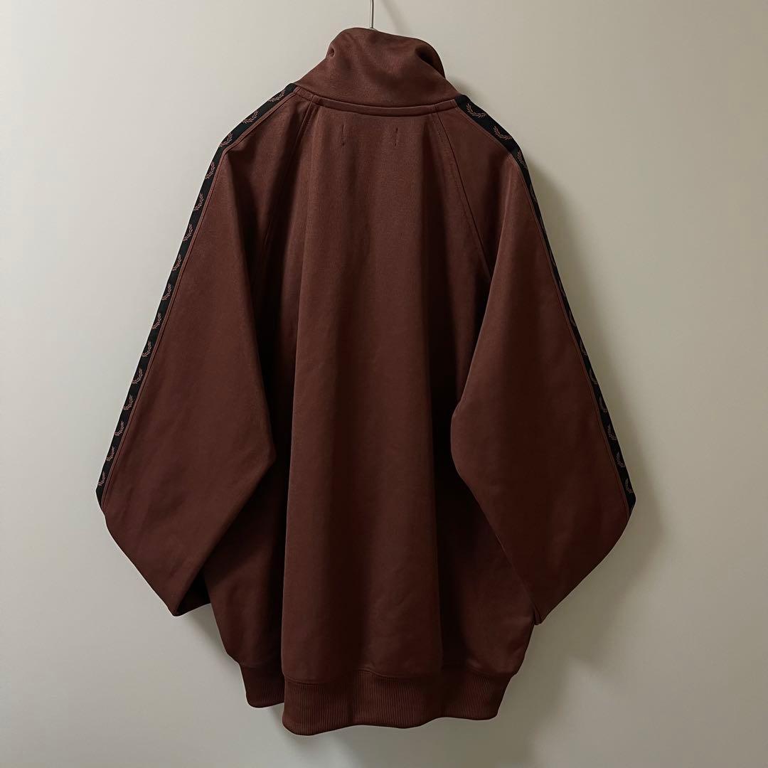 極美品 L】フレッドペリー刺繍トラックジャケットFred古着ジャージトップえんじ