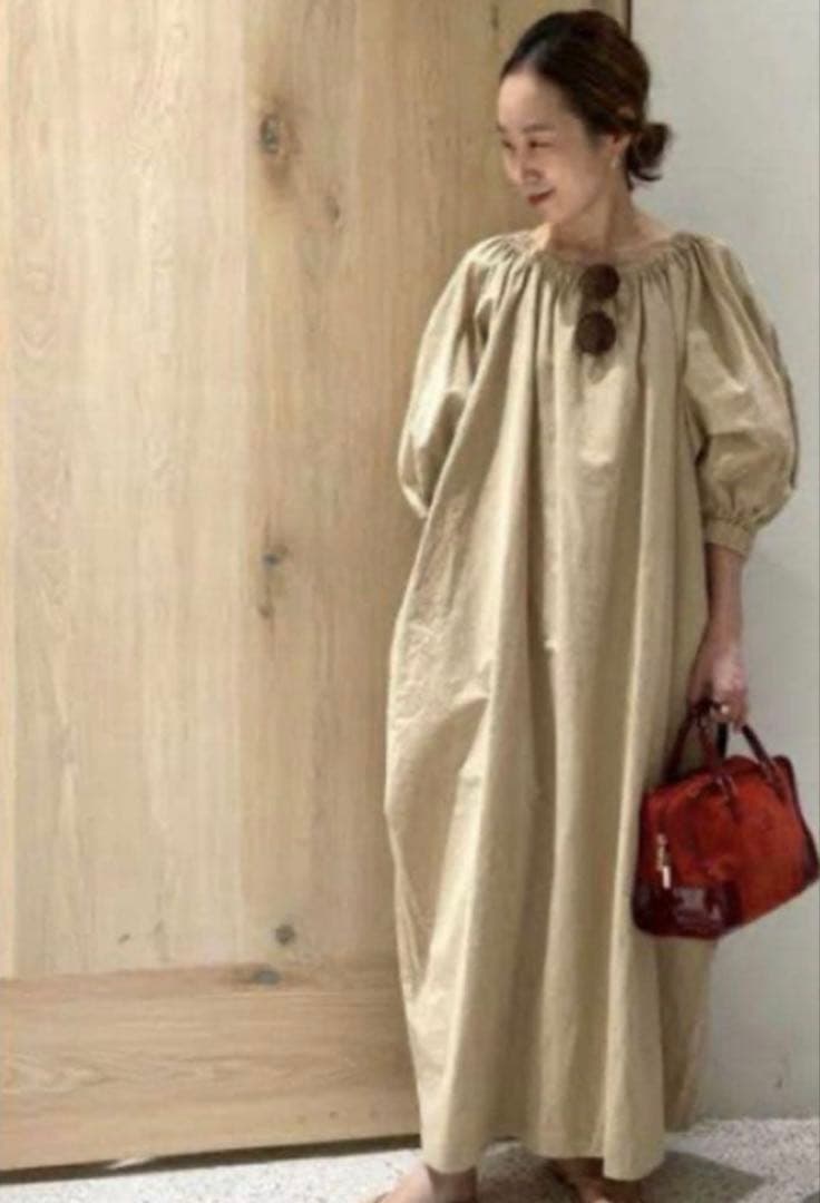 Curensology カレンソロジーリネンドルマンワンピース