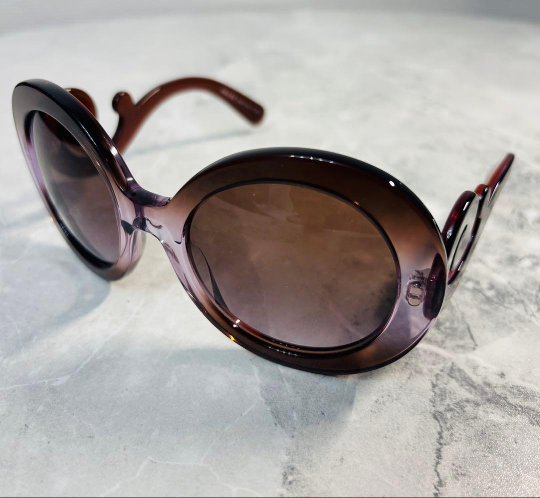 美品【PRADA】プラダ　ミニマルバロック　バタフライ　サングラス　パープル