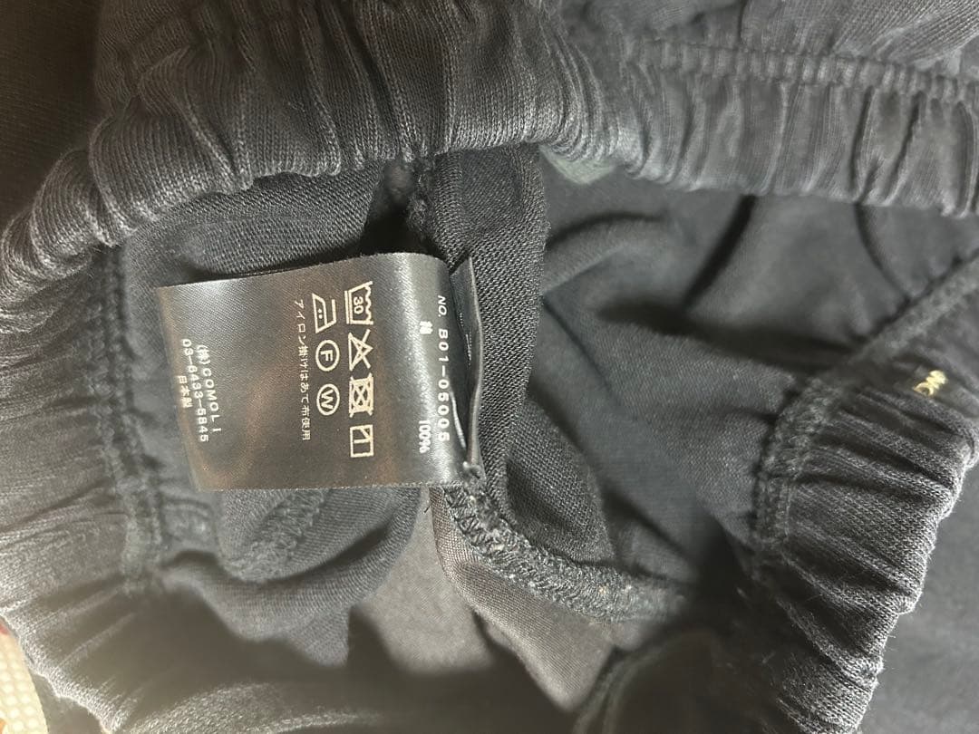 コモリ B01-05005 25SS コットンジャージ ニータックパンツ 2