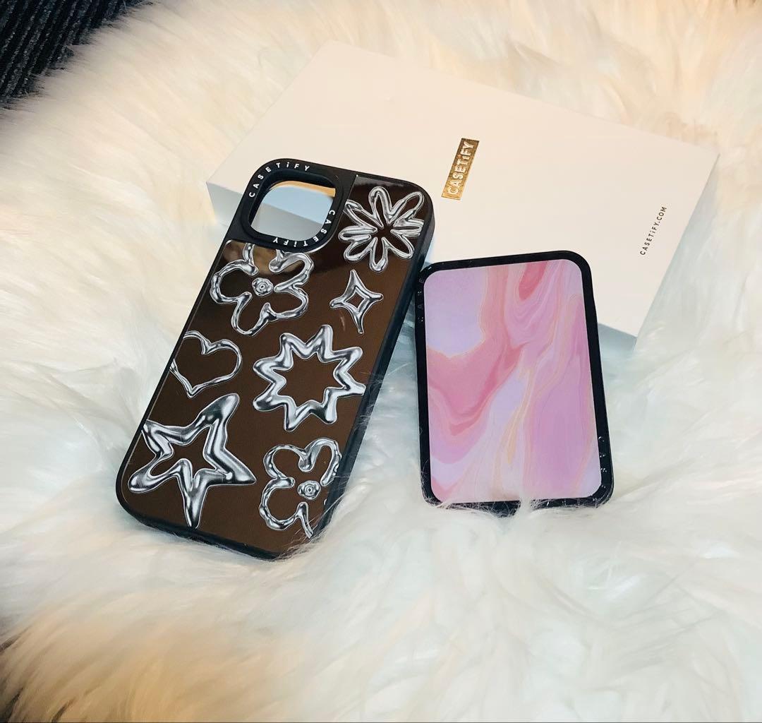 casetify iPhone15ケース(カードケース兼用スタンド付き)