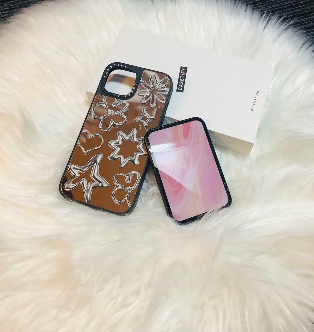 casetify iPhone15ケース(カードケース兼用スタンド付き)