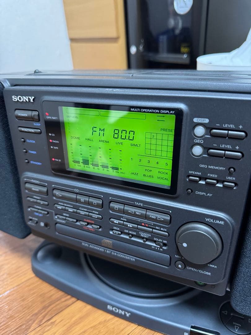 SONY CDバブルラジカセ ラジカセ ZS-7 SONAHAWK 整備品