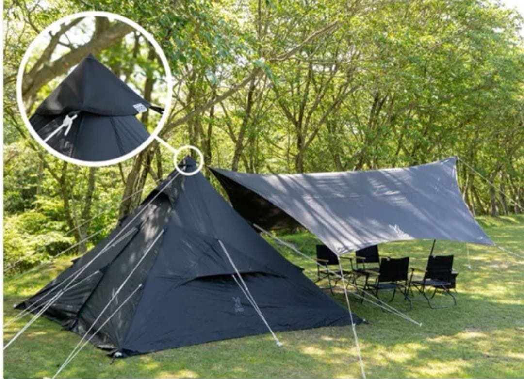 DOD ワンポールテントRX(M) ヘーキサタープ　インナーセット　ブラック