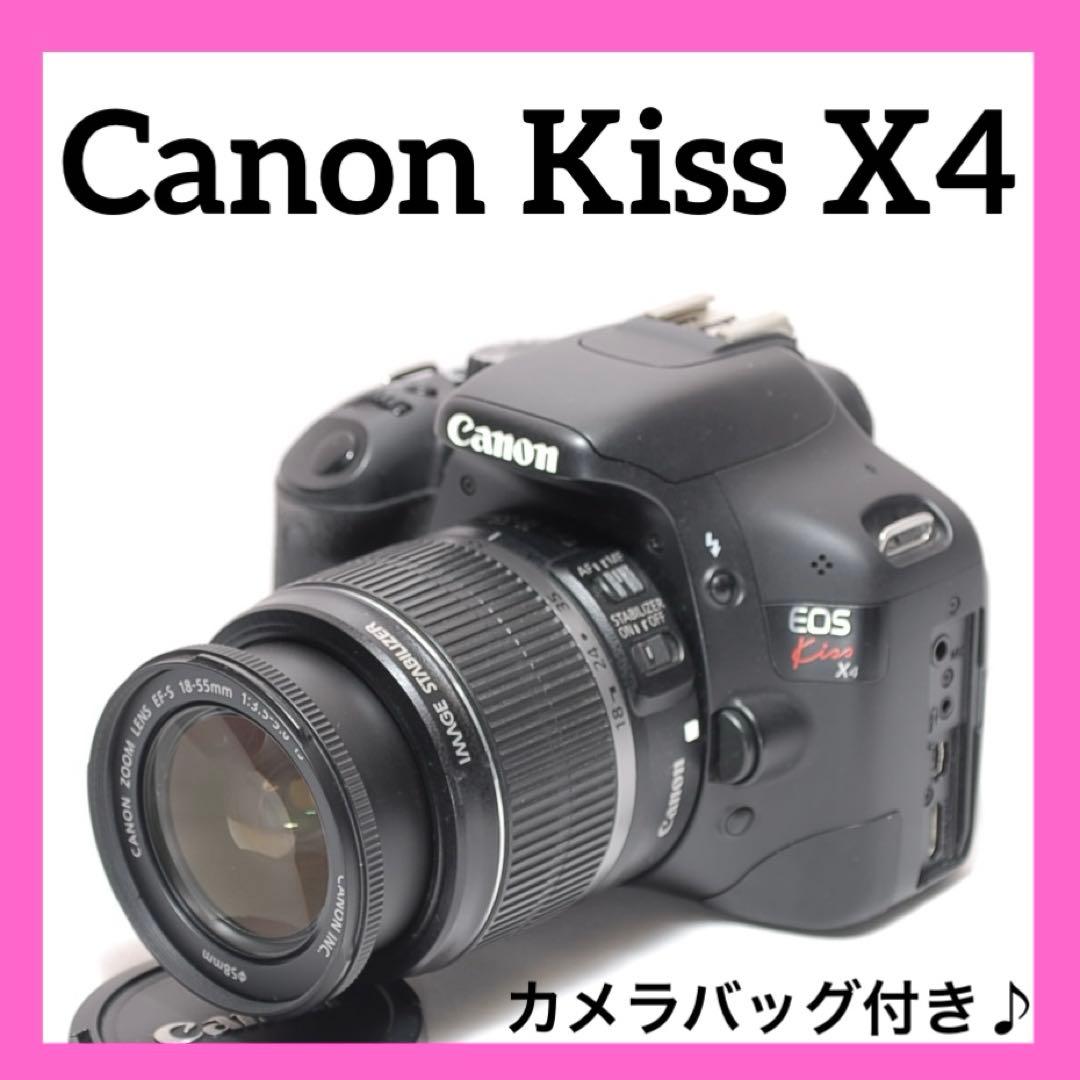 簡単操作✨Canon Kiss X4✨シングルレンズ✨手振れ補正付き✨動画撮影