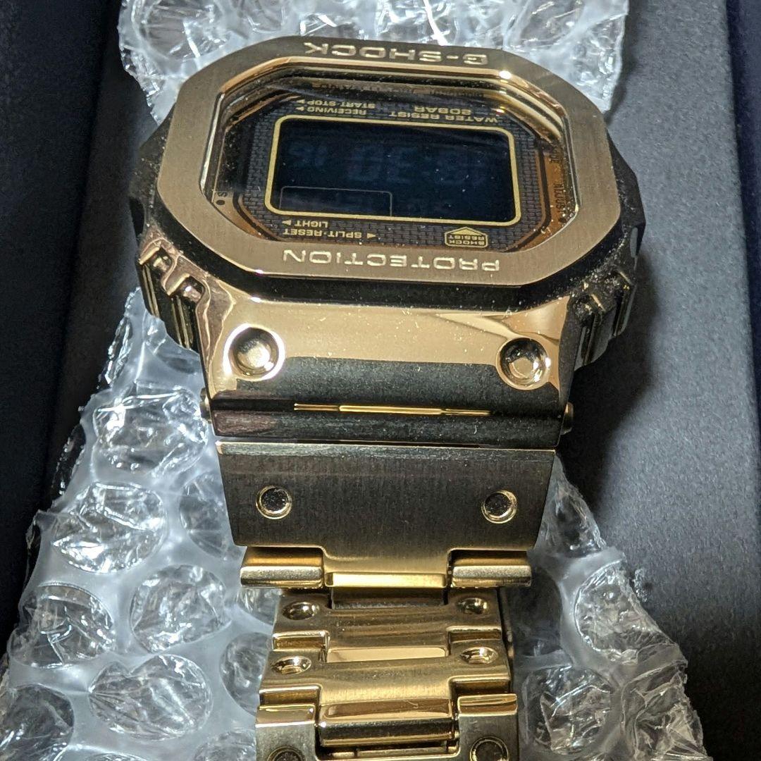 【未使用】G-SHOCK GMW-B5000GD-9JF ゴールド