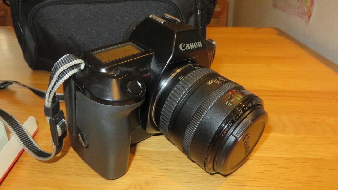 Canon eos650　キヤノン　望遠レンズ　カメラバッグ　ストロボ　付属