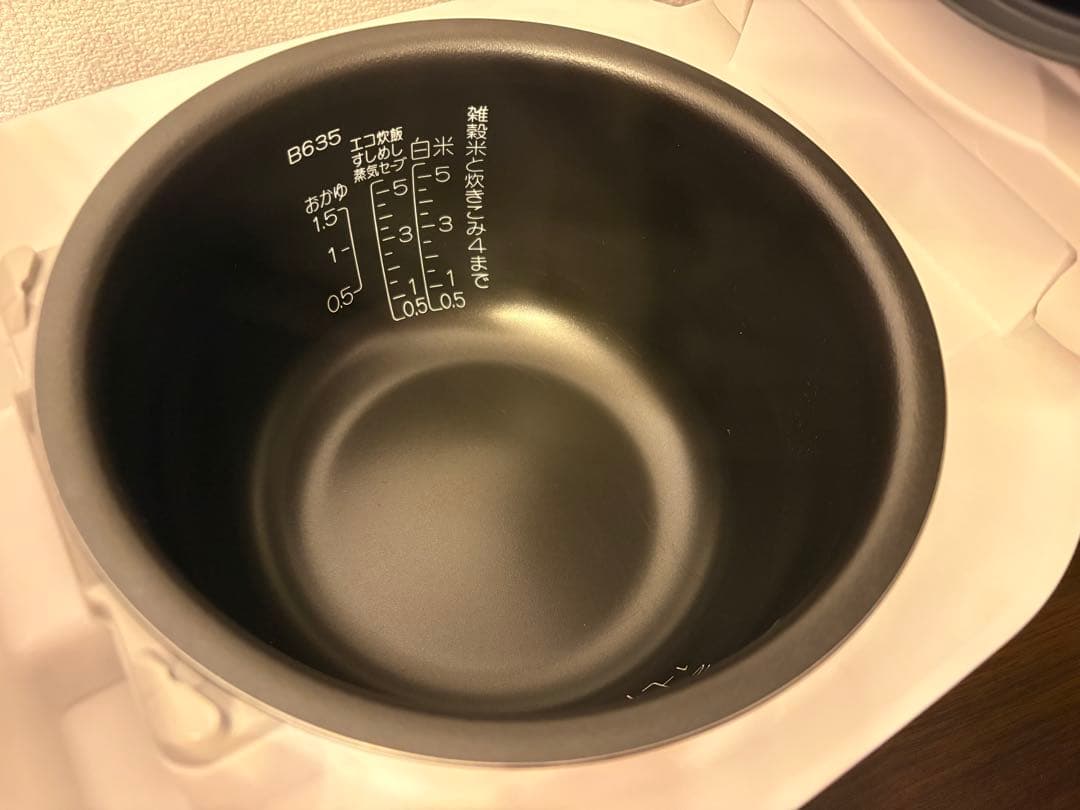 【1度のみ使用】象印 炊飯器 NW-YA10 ホワイト