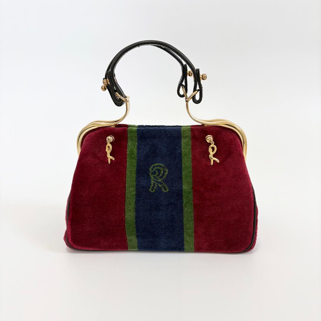 希少　ロベルタディカメリーノ　ハンドバッグ　カラベラ　ヴィンテージ　レトロ