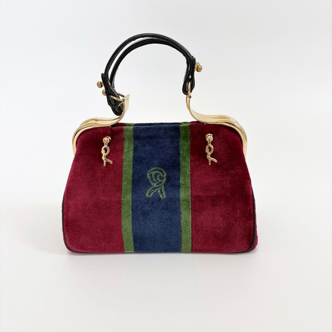 希少　ロベルタディカメリーノ　ハンドバッグ　カラベラ　ヴィンテージ　レトロ