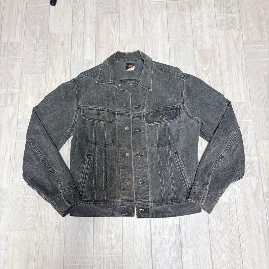 【美品】Lee リー USA製 デニムジャケット PATD-153438 グレー