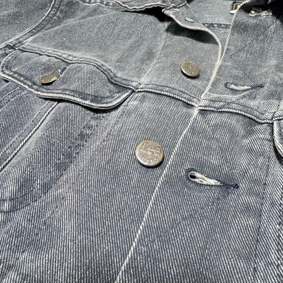 【美品】Lee リー USA製 デニムジャケット PATD-153438 グレー