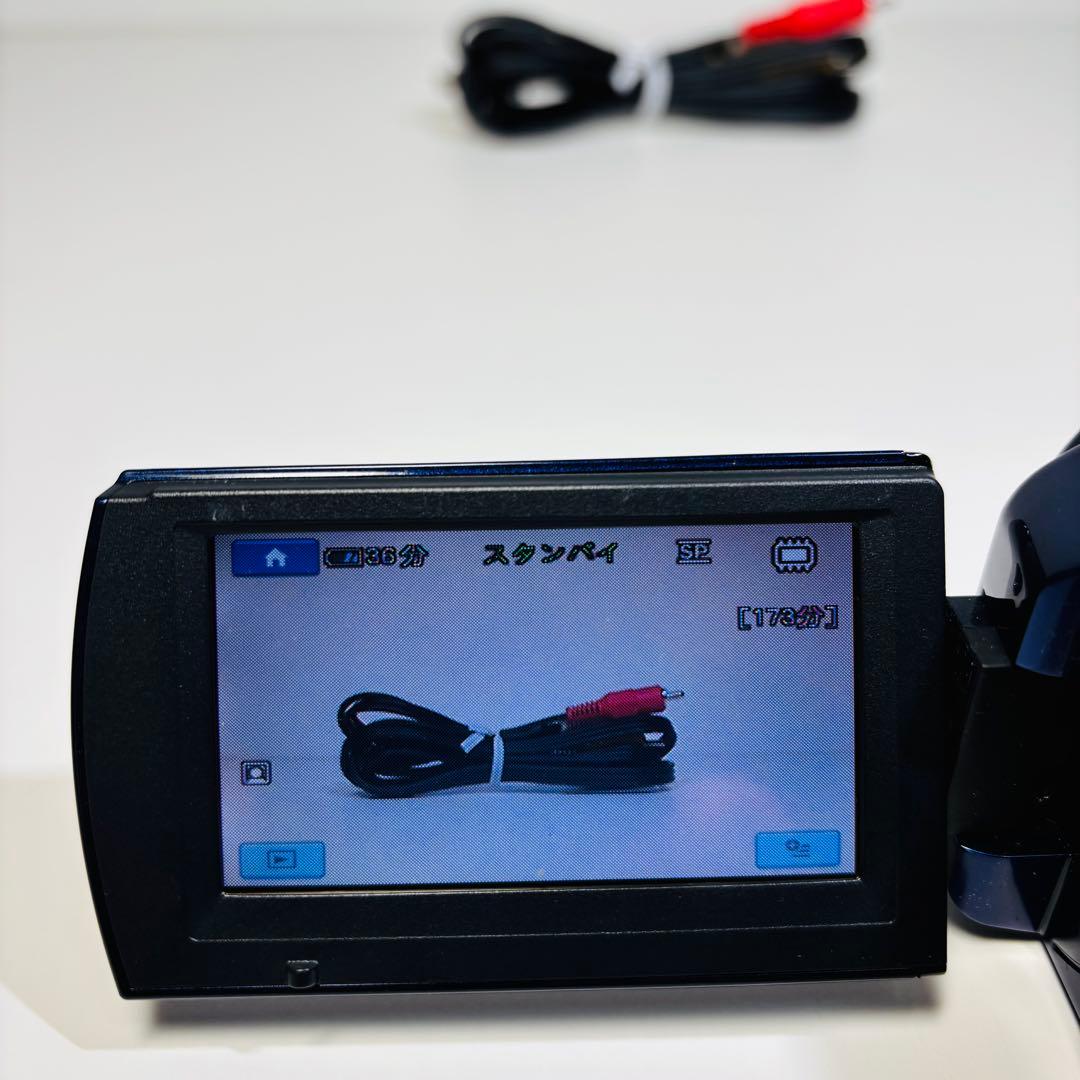 【美品】SONY デジタルビデオカメラ　DCR-SX41 ブルー　箱・説明書あり