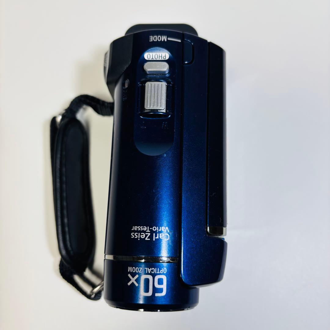 【美品】SONY デジタルビデオカメラ　DCR-SX41 ブルー　箱・説明書あり