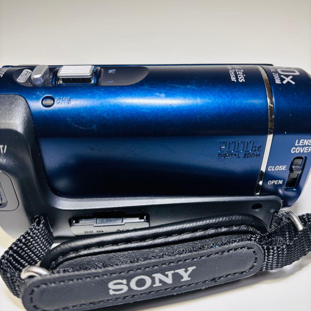 【美品】SONY デジタルビデオカメラ　DCR-SX41 ブルー　箱・説明書あり
