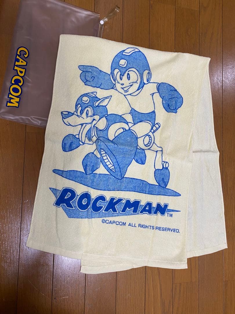 クラブカプコン会員限定？　ロックマンバスタオル