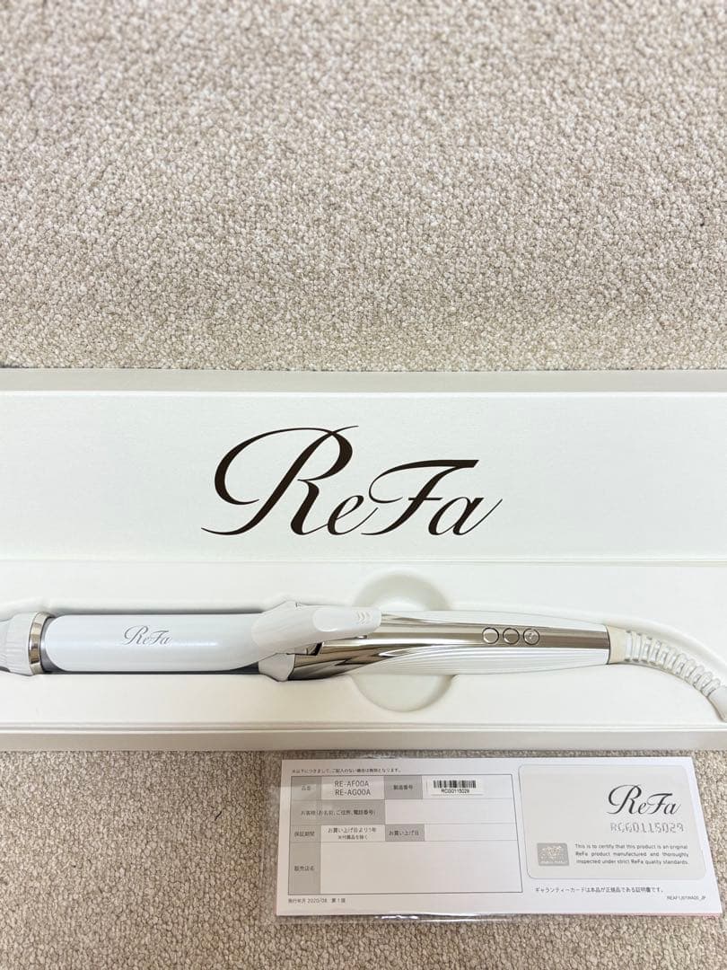 ReFa リファ ホワイトカールアイロン　26mm2023年製