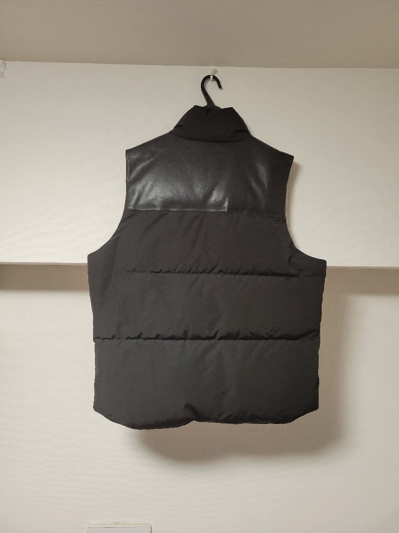 Schott レザーダウン ベスト M ブラック　試着のみ