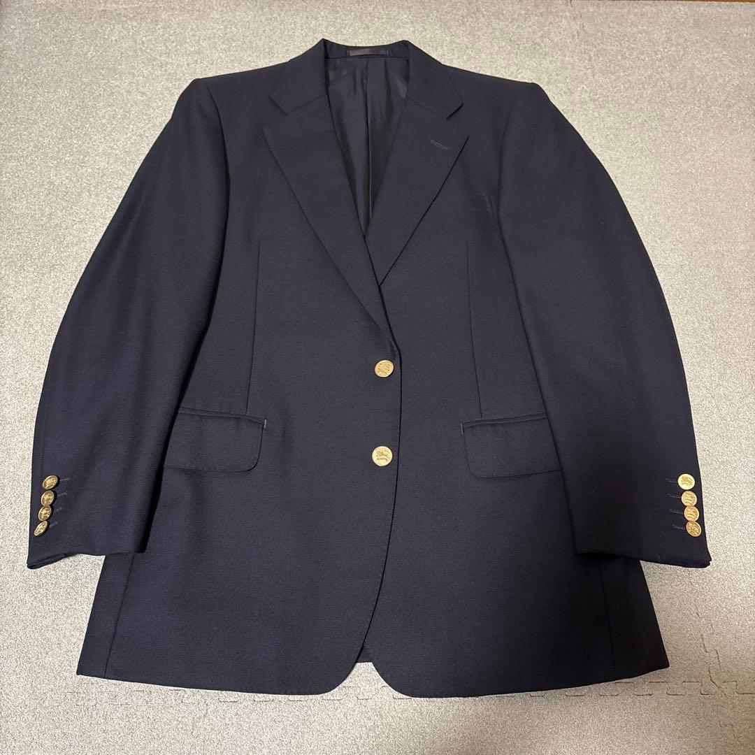 本日限定‼️【希少/美品】バーバリーズ紺ブレ ジャケット A5 Mタスマニアウール
