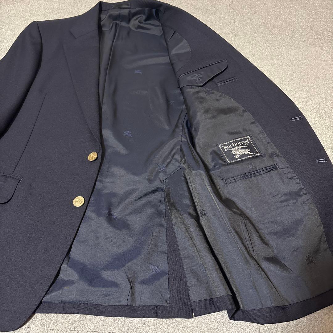 本日限定‼️【希少/美品】バーバリーズ紺ブレ ジャケット A5 Mタスマニアウール