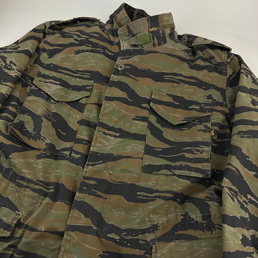 ま*さ様 ALPHA INDUSTRIES 米国製 M-65ジャケット タイガー