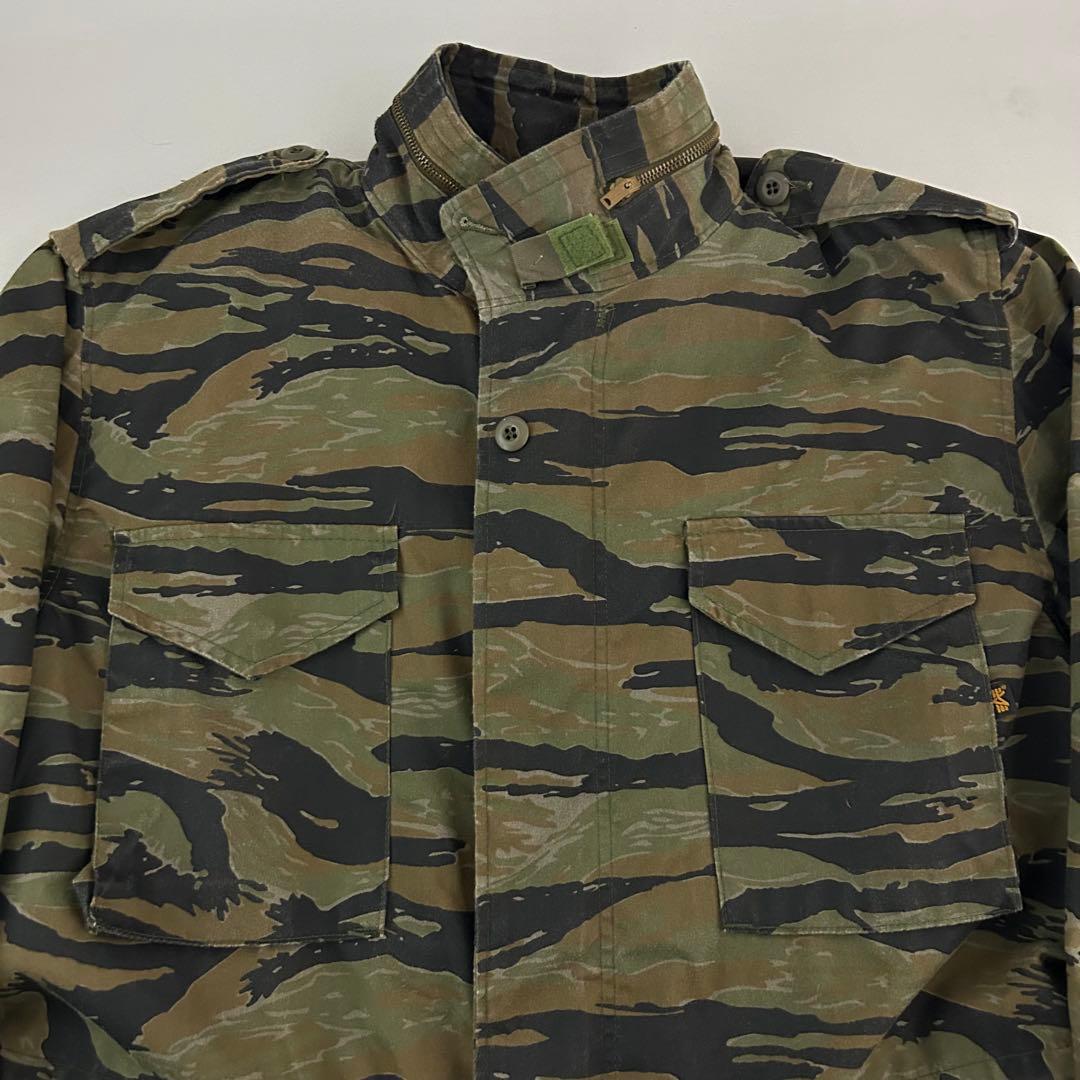 ま*さ様 ALPHA INDUSTRIES 米国製 M-65ジャケット タイガー