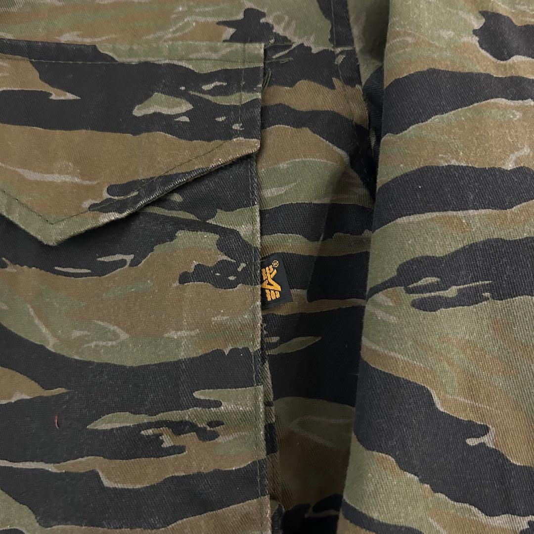 ま*さ様 ALPHA INDUSTRIES 米国製 M-65ジャケット タイガー